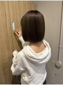 透明感髪質改善ベージュダブルカラーミルクティーグレージュ