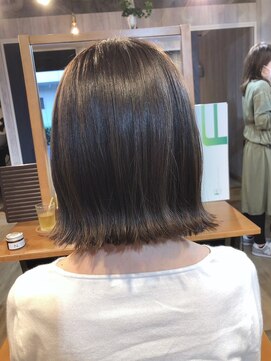 レイ 津田沼(Lei) 切りっぱなしボブ/縮毛矯正/髪質改善/レイヤーショートボブ