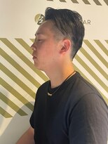 バーバーバー アカバネ(BARBER-BAR AKABANE)&nbsp;男の見せるアップスタイル バーバーヘア 爽やか毛流れスタイル