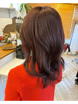 フラバー(flover) ブリーチなしカシスブラウン【miyabi】