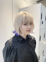 エヌプラス(N+)&nbsp;黒髪ボブルフネビージュ小顔ワンレン