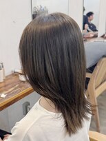 ファルベ(Farbe)&nbsp;ホワイトグレージュミニウルフデジタルパーマチェリーブラウン