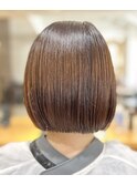 大人ボブ/大人ショート/切りっぱなしボブ/20代/30代/40代