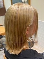 クラップス 横須賀中央店(CLAPS) 横須賀ダブルカラーくびれボブイルミナカラー顔周りレイヤーボブ