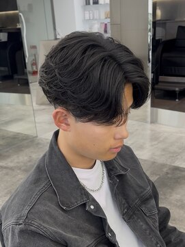 フィフス 仙台(fifth) 仙台ニュアンスパーマセンターパートカルマパーマ毛流れ緩め30代