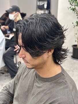 スウェル 稲毛店(Swell) MEN’S HAIR/サーフカール/刈り上げセンターパート/稲毛駅