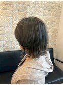 カーキベージュボブ【東川口　ブリーチ】