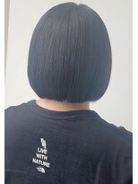 アルファ(Hair Salon alpha)&nbsp;【大人可愛い×艶感】ミニボブ×アッシュグレー　メテオTR