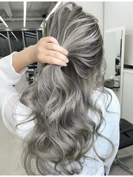 エゴル ナゴヤサカエ(ENGOL NAGOYA SAKAE) 坂野貴哉/シャドウルーツバレイヤージュ/シルバーグレー