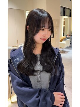 オリーブカラー/透明感カラー/大名美容室