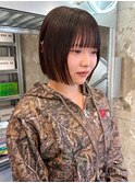 ミニボブ/韓国/ボブ/髪質改善/縮毛矯正/岐阜s25