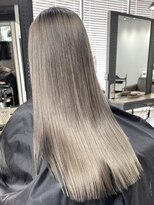 アルカナ 明治神宮前原宿(ARCANA) ホワイトベージュ くすみベージュ ケアブリーチ ボブ