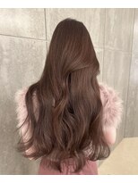 ブレス バイ ファースト 大和吉岡店(Breath by first) 【大和町美容室】イルミナ透明感コーラルブラウン&オージュア