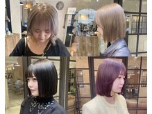 ◇MOE◇切りっぱなしがカワイイぷつんとスタイルやサイドバング、短くても巻ける似合わせカット得意です○