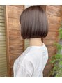 リシェール リーフ 越谷(RICHAIR leaf)&nbsp;越谷駅/髪質改善/白髪染め/白髪ぼかしショートボブ/ケアブリーチ