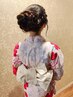 【季節限定】浴衣着付け+アップスタイル ※ご予約後TEL下さい