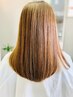 【全員/ご褒美ケア】 カット+極上ナチュラル縮毛矯正+最高級髪質改善Tr