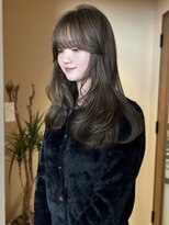 エミュ(emu) 【emu】オリーブグレージュ×レイヤーカット