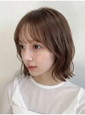 【ethica_南船場】ベージュカラー×外ハネボブ