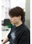 名古屋栄メンズネープレス韓国風センターパートニュアンスパーマ