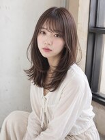 ワゴンバイアフロート(Wagon by afloat)&nbsp;ハッシュカット×ナチュラルセミロング20代30代40代丸顔面長池袋