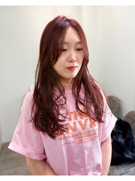 ロッカヘアエジェ(ROCCA hair eje.) ダークパープルカシスピンクレイヤー