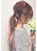 natsumiの簡単ヘアアレンジ 浴衣 結婚式 デート