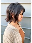 センシュアルショートボブ×外はねカール
