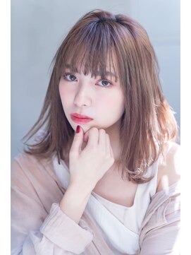 エース (ACE) ACE ミルクティーベージュ×シースルーバング