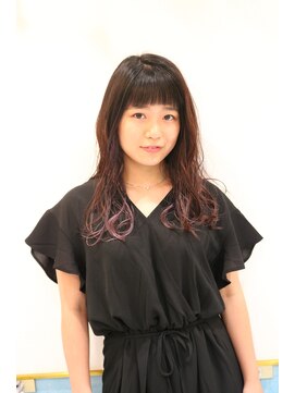 ロンドアベニール 北千住(Lond avenir) インナーカラー☆クリアパープル　スタイリスト西田大樹