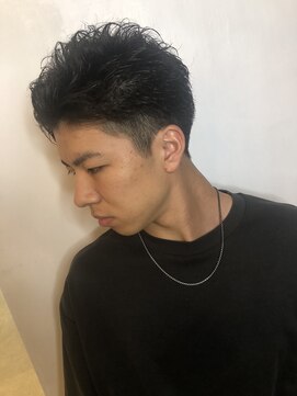 グランドライン(GRAND LINE) GRANDLINE 千崎聖太 黒髪アップバングメンズ