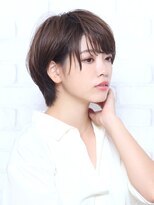 ムム(mumu)&nbsp;ショートボブ/ブラウン/抜け感/20代30代40代50代