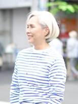 えがお美容室&nbsp;【えがお美容室】50代60代にオススメ☆柔らか大人ボブ