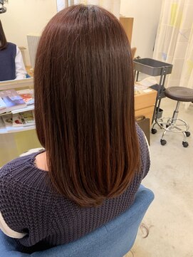 コトンアトリエ 人形町(COTON atelier) バイオレットブラウン×モテセミロング