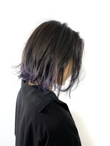 レーベル(LABEL)&nbsp;【LABEL】色落ちかわいい！パープルバレイヤージュ