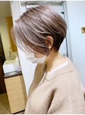 30代40代50代・大人ショートボブ・白髪ぼかし・小顔カットBISA