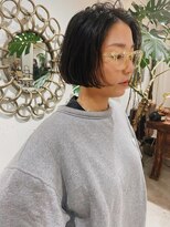 ウォーター 表参道(WATER)&nbsp;【WATER】ミニボブ　カラー　ショートカット/表参道.南青山