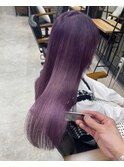 パープルケアブリーチダブルカラーハイトーンカラー
