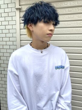 エイトメン 上野店(EIGHT MEN) メンズ/韓国風マッシュ/ブリーチダブルカラー/上野駅