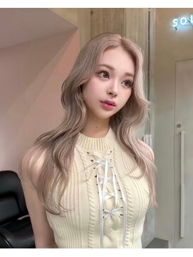 ソル ジングウマエ(SOL JINGUMAE) ミルクティーベージュダブルカラーインナーカラーケアブリーチ