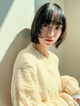 トップヘアー アヴェニュー 刈谷(TOPHAIR Avenue) 顔まわりが可愛いボブスタイル/ニュアンスカラー