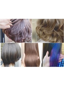 お手頃価格なのにダメージレスなカラー剤で高品質！あなたの理想の色味、雰囲気ご相談ください◎