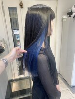 テトラ バイ ネオリーブ 横浜西口店(tetra by neolive)&nbsp;＊スカイブルーインナーカラー＊[横浜/横浜駅]