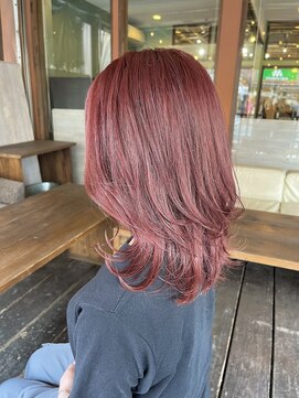 ココカラヘアー ニコ(cococara hair nico) カシスカラー/レイヤーカット/暖色カラー