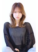 20代30代くびレイヤーアッシュベージュ