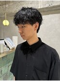 塩澤太一 シャドウパーマ マッシュパーマ くせ毛風 韓国風 新宿