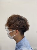 メンズ×パーマ