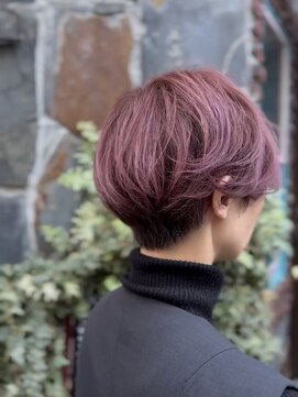 イコル(ikoru) ショートボブ/シアーモーブカラー/30代/代官山/中目黒/恵比寿