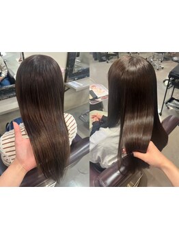 髪質改善トリートメントでダメージ毛もしっかりケア*髪の内側まで補修し、うる艶美髪に*[上石神井/学割U24]