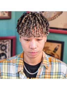 リットインダハウス(LIT INDA HOUSE) ホワイトメッシュコイルカーリー